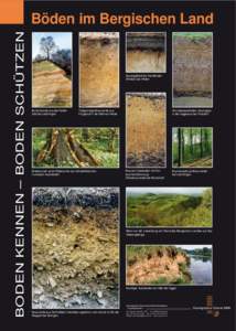 Geologischer Dienst NRW, Krefeld, Plakatserie Böden, Böden im Sauerland, Dworschak, Richter, Amend, Screen-Version