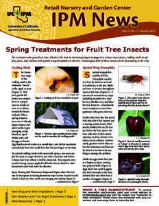 Retail Nursery and Garden Center  IPM News Vol. 3 No. 1 March 2013 l