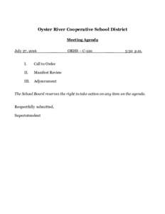 Oyster River Cooperative School District