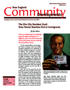 Federal Reserve Bank of Boston 2008 Issue 1 Community New England
