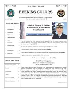 U.S. COAST GUARD  Evening colors A Newsletter for Coast Guard and NOAA Retirees “Semper Paratus” JANUARY 2003