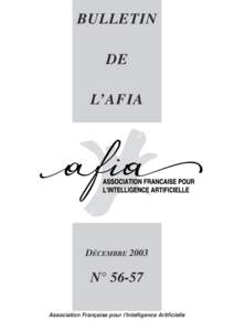 BULLETIN DE L’AFIA DÉCEMBRE 2003