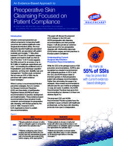 An Evidence-Based Approach to  Preoperative Skin Cleansing Focused on Patient Compliance