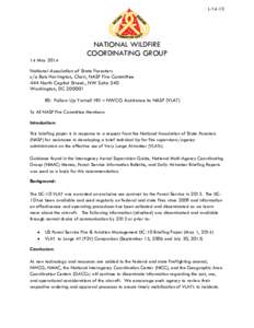 L[removed]May 2014 NATIONAL WILDFIRE COORDINATING GROUP