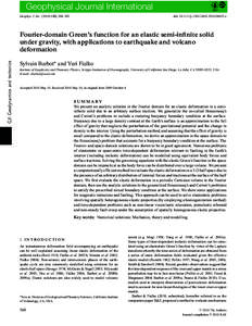Geophysical Journal International Geophys. J. Int[removed], 568–582 doi: [removed]j.1365-246X[removed]x  GJI Geodynamics and tectonics