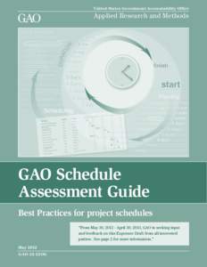 GAO-12-120G, GAO Schedule Assessment Guide