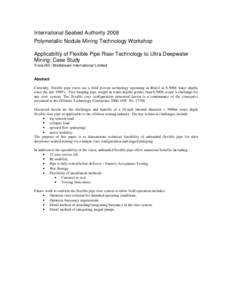 Drilling riser / Engineering / Petroleum production / Riser / Technology