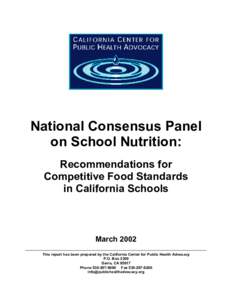 Nutrition / Human nutrition / Healthy diet / Obesity / Childhood obesity / School meal / Center for Nutrition Policy and Promotion / Food / Junk food / Health / Food and drink / Medicine