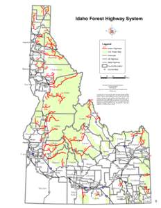 2 £ ¤ Idaho Forest Highway System