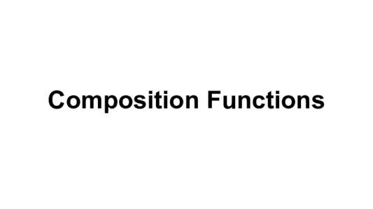 Composition Functions  ES2015 introduced Generators ● Push/Pull control flow ● Powerful general-purpose feature ● Flexible, but specifically intended for…