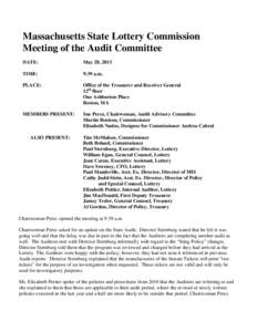 Microsoft Word - Audit comm minutes[removed]doc