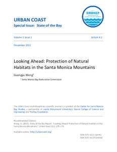 URBAN COAST Special Issue: State of the Bay Volume 5 Issue 1 Article 4.1