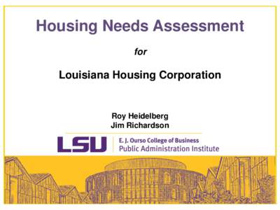 Real estate / Affordable housing / Plaquemines Parish /  Louisiana / Jefferson Parish /  Louisiana / Workforce housing / Greater New Orleans / Housing / Community organizing