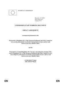 EUROPEAN COMMISSION  Brussels, [removed]SEC[removed]Volume IV/V