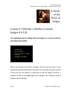 Ancient history / Barak / Sisera / Deborah / Jabin / Abinoam / Tel Hazor / Harosheth Haggoyim / Mount Tabor / Book of Judges / Bible / Asia