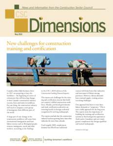 May[removed]New challenges for construction training and certification  Canada’s oldest baby boomers, born
