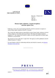 Federalism / Sanctions against Iran / Human rights / Ethics / Political philosophy / Politics / Economy of Iran / Foreign relations of Iran / European Union