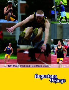 2011 Men’s Track and Field Media Guide 1 - AUGUSTANA VIKINGS