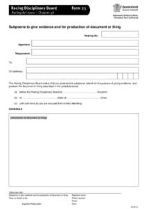 Uniform Civil Procedure Rules - Form 41