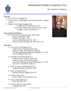 Microsoft Word - Bishop-Elect-Uglietto_CV.docx