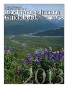 State of Alaska Department of Law Anchorage Intern Guidebook