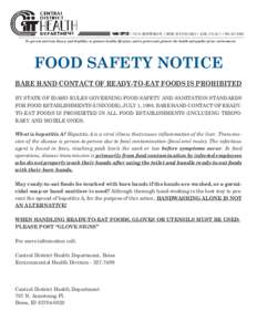 MAIN OFFICE • 707 N. ARMSTRONG PL. • BOISE, ID[removed] • ([removed] • FAX[removed]To prevent and treat disease and disability; to promote healthy lifestyles; and to protect and promote the health and qual