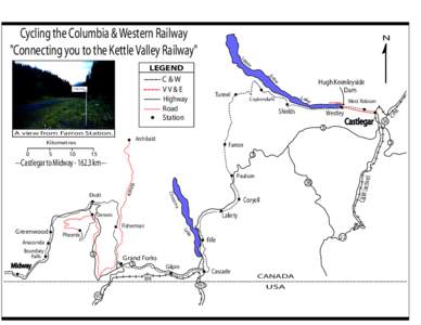 Cycling the Columbia & Western Railway 