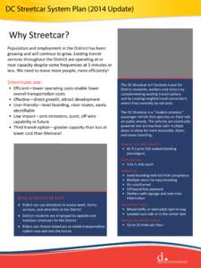 DC Plan[removed]Update) DCStreetcar StreetcarSystem