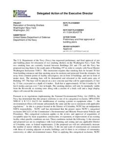 National Environmental Policy Act / National Historic Preservation Act / United States Environmental Protection Agency / Washington Navy Yard / Washington /  D.C. / Architecture / United States / National Capital Planning Commission / Historic preservation / National Register of Historic Places / State Historic Preservation Office