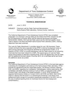 Department of Toxic Substances Control Deborah O. Raphael, Director 8800 Cal Center Drive Sacramento, California[removed]Matthew Rodriquez