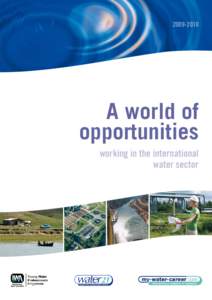 [removed]A world of opportunities working in the international water sector