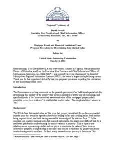 Financial markets / United States housing bubble / Taxation / Financial accounting / Appraiser / Market value / Fair market value / Real estate appraisal / Zillow / Real estate / Finance / Business