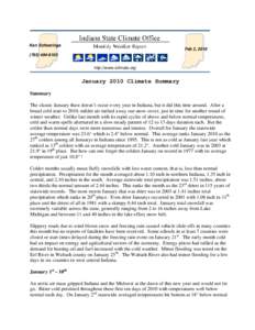 June 2009 Climate Summary