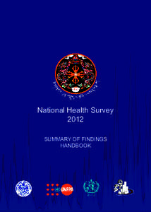 National Health Survey 2012 SUMMARY OF FINDINGS HANDBOOK  SUMMARY OF FINDINGS HANDBOOK