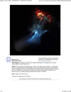 PSR B1509-58 / Star types / Chandra X-ray Observatory / Pulsar / Harvard–Smithsonian Center for Astrophysics / X-ray astronomy / Neutron star / Astronomy / Space / Circinus constellation