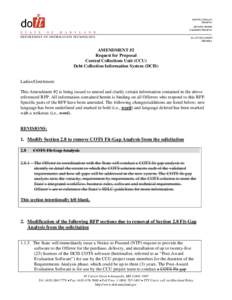 F50B2400052 CCU DCIS Amendment #2