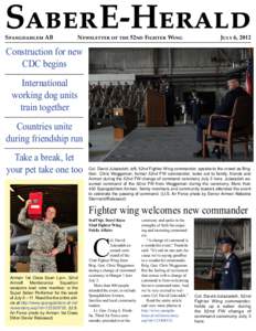 Saber E-Herald Spangdahlem AB Newsletter of the 52nd Fighter Wing  July 6, 2012