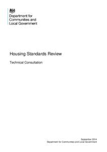 English Nationally Described Housing Standards