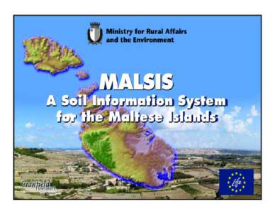 The MALSIS project – Development of a Soil Information System for the Maltese Islands