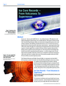 Page 12  The Earth Scientist Ice Core Records – From Volcanoes To