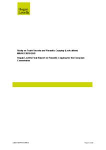 Business / Unfair Commercial Practices Directive / Consumer protection / Unfair business practices / Unfair competition / Enforcement Directive / Ripping / Agreement on Trade-Related Aspects of Intellectual Property Rights / Hogan Lovells / Law / Business law / Private law