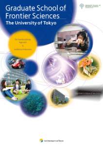 Graduate School of Frontier Sciences The University of Tokyo The Transdisciplinary Approach