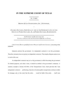 Sovereign immunity / Independent contractor / Business / Government procurement in the United States / United States administrative law / Law