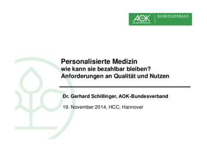 Personalisierte Medizin-Schillinger-homepage-Veranstaltung