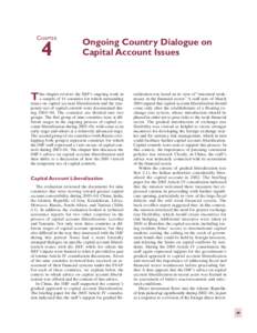 IMF's Independent Evaluation Office  Evaluation Report 2005: IMF's Approach to Capital Account Liberalization; Chapter 4