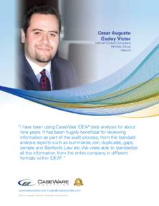 Cesar Augusto Godoy Víctor Internal Control Consultant Peñoles Group Mexico