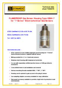 Microsoft Word - tds0075_1.4 Data sheet for Exd certified housing for 7 Series sensors.doc