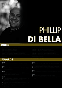 PHILLIP DI BELLA Phillip  ROLES