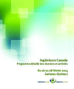 Ingénieurs Canada  Programme détaillé des réunions et activités Du 26 au 28 février 2014 Gatineau (Québec)