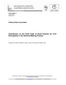 Apdoc14_09_Draft Contribution Code of Good Practice for Civil Participation in the Decision-Making Process_lin